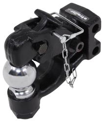 Curt Pintle Hook with 2-5/16" Hitch Ball - Channel Mount - 20,000 lbs - C45922