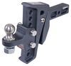 Curt Rebellion XD Shock Absorbing Adjustable Ball Mount with 2" Ball - 10K
