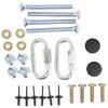 removable draw bars twist lock attachment curt custom base plate kit - arms
