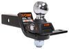fixed ball mount drop - 2 inch curt rockerball 2-5/16 shock absorbing hitch and w/ sway control tab 7.5k