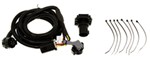 Curt 5th Wheel/Gooseneck Custom Wiring Harness w/ 7-Pole Connector for Aluminum Beds - 10' Long 