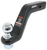 fixed ball mount 15000 lbs gtw class iv curt heavy duty forged for 2 inch hitch - 2-5/16 6 drop 15 000