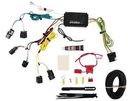 Curt T-Connector Vehicle Wiring Harness with 4-Pole Flat Trailer Connector
