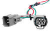 trailer hitch wiring converter curt t-connector vehicle harness with 4-pole flat connector