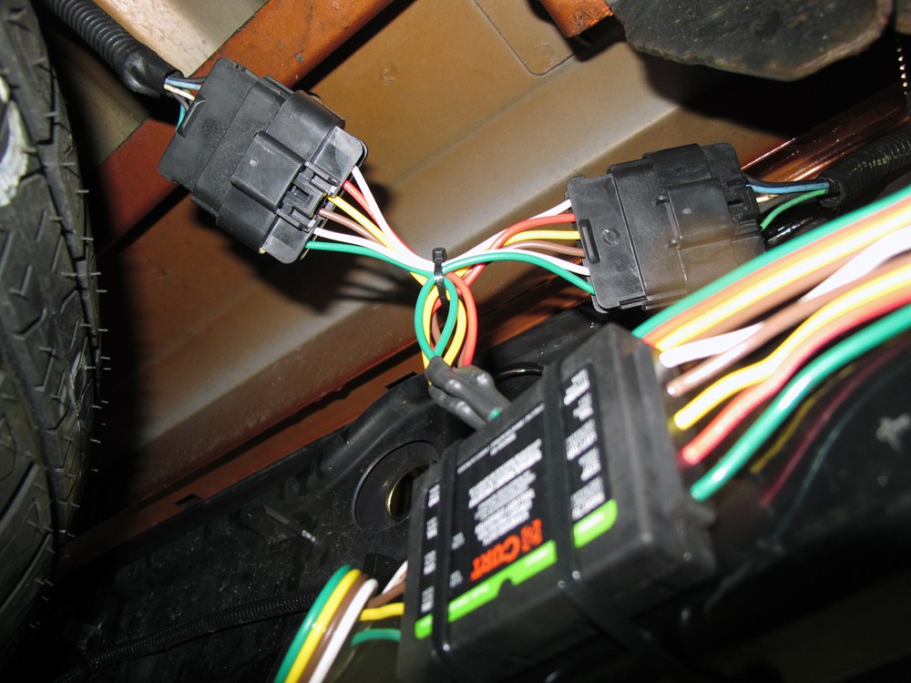 Curt TConnector Vehicle Wiring Harness with 4Pole Flat