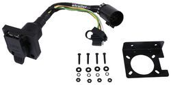 Curt T-Connector Vehicle Wiring Harness for Factory Tow Package - 7-Way and 4-Pole Flat Connectors - C55774