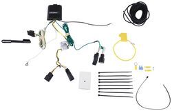 Curt T-Connector Vehicle Wiring Harness with 4-Pole Flat Trailer Connector - C55VV