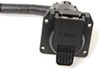 fifth wheel and gooseneck wiring curt 5th wheel/gooseneck custom harness w/ 7-pole connector for aluminum beds - 7' long