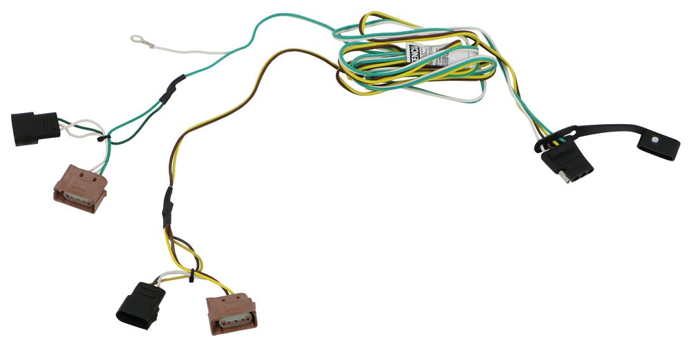 2012 Ford Fiesta Curt T-Connector Vehicle Wiring Harness with 4-Pole