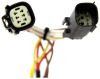 trailer hitch wiring curt t-connector vehicle harness with 4-pole flat connector