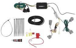 Curt T-Connector Vehicle Wiring Harness with 4-Pole Flat Trailer Connector - C56208