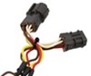 trailer hitch wiring powered converter curt t-connector vehicle harness with 4-pole flat connector