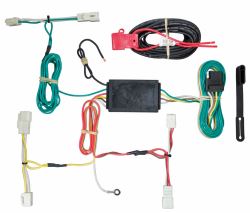 Curt T-Connector Vehicle Wiring Harness with 4-Pole Flat Trailer Connector - C56261