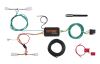 trailer hitch wiring 4 flat curt t-connector vehicle harness with 4-pole connector