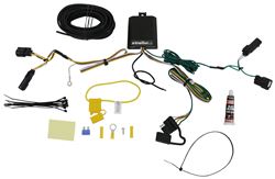 Curt T-Connector Vehicle Wiring Harness with 4-Pole Flat Trailer Connector - C56327
