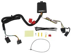 Curt T-Connector Vehicle Wiring Harness for Factory Tow Package - 4-Pole Flat Trailer Connector