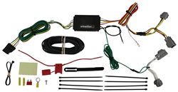 Curt T-Connector Vehicle Wiring Harness with 4-Pole Flat Trailer Connector                          