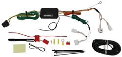 Curt T-Connector Vehicle Wiring Harness with 4-Pole Flat Trailer Connector - C56377