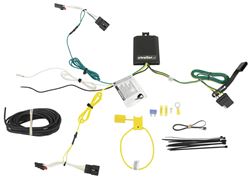 Curt T-Connector Vehicle Wiring Harness with 4-Pole Flat Trailer Connector