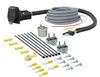 wiring adapters 4 flat curt universal installation kit for trailer brake controller - 7-way rv 10 gauge