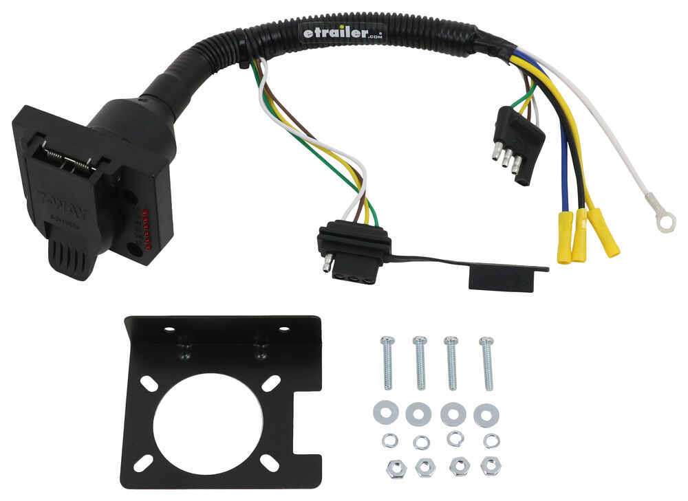 Adapter 4 Pole to 7 Pole and 4 Pole w/Test Lamps Curt ... 2017 subaru outback trailer wiring harness 