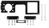 trailer wiring mounting hardware curt easy mount bracket for 4- or 5-way flat and 6- 7-way connectors - 2-1/2 inch hitch