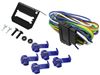 trailer connectors 5 flat curt 5-pole vehicle wiring harness w/ mounting bracket