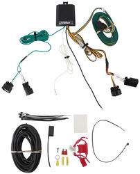 Curt T-Connector Vehicle Wiring Harness with 4-Pole Flat Trailer Connector - C58DR
