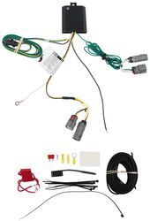 Curt T-Connector Vehicle Wiring Harness with 4-Pole Flat Trailer Connector - C59DR