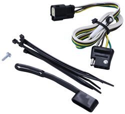 Curt T-Connector Vehicle Wiring Harness for Factory Tow Package - 4-Pole Flat Trailer Connector - C59ZV