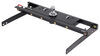 below the bed manual ball removal curt double lock flip and store underbed gooseneck hitch w/ installation kit - 30 000 lbs