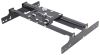 above the bed manual ball removal curt overbed folding gooseneck trailer hitch with installation kit - 30 000 lbs