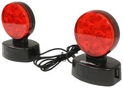 Hopkins Magnetic Tow Lights - Red LEDs - 4-Way Flat Connector - Wireless - C6304