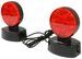 Hopkins Magnetic Tow Lights - Red LEDs - 4-Way Flat Connector - Wireless
