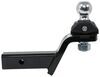 fixed ball mount drop - 3 inch rise 2 curt rockerball anti-rattle towing kit 8-1/4 long 7 500 lbs