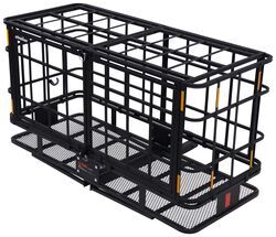 CURT cargo carrier with etrailer enclosed cage.