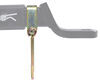 0  trailer safety chains curt chain holder bracket - 2 inch shank