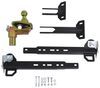 gooseneck hitch ball curt rockerball multi-fit kit w/ 4 inch offset for factory hitches - 30k