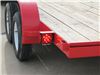 0  tail lights 4-3/4l x 5-1/8w inch blazer led trailer light - submersible 7 function 9 diodes red lens driver side