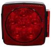 tail lights stop/turn/tail side marker reflector rear blazer led trailer light - submersible 6 function 7 diodes red lens passenger
