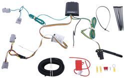 Curt T-Connector Vehicle Wiring Harness with 4-Pole Flat Trailer Connector - C76CR