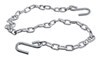 single chain standard chains curt safety with s-hooks - 48 inch long 2 000 lbs qty 1