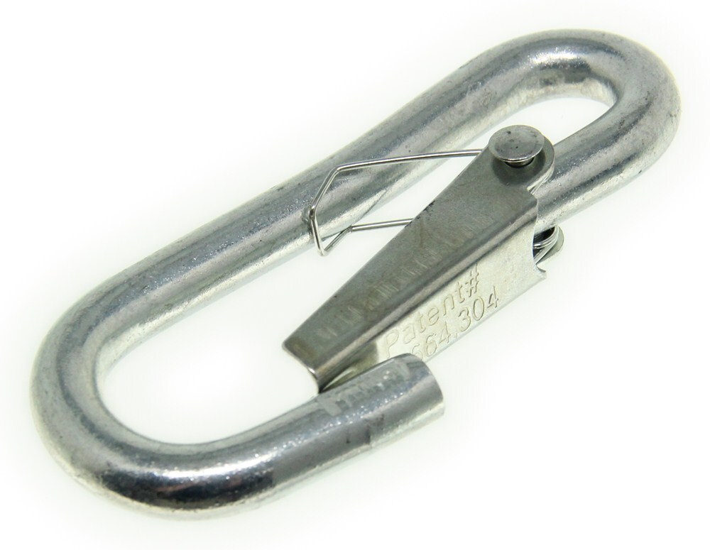 Curt Hook with Spring Loaded Safety Latch for Safety Chains and Cables -  3/8 - 2,000 lbs CURT Accessories and Parts C81266