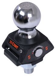 Curt RockerBall Shock Absorbing 2-5/16" Hitch Ball - 1" Diameter Shank - Chrome - 7.5K - C82KR