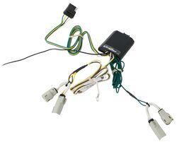 Curt T-Connector Vehicle Wiring Harness with 4-Pole Flat Trailer Connector - C87BR