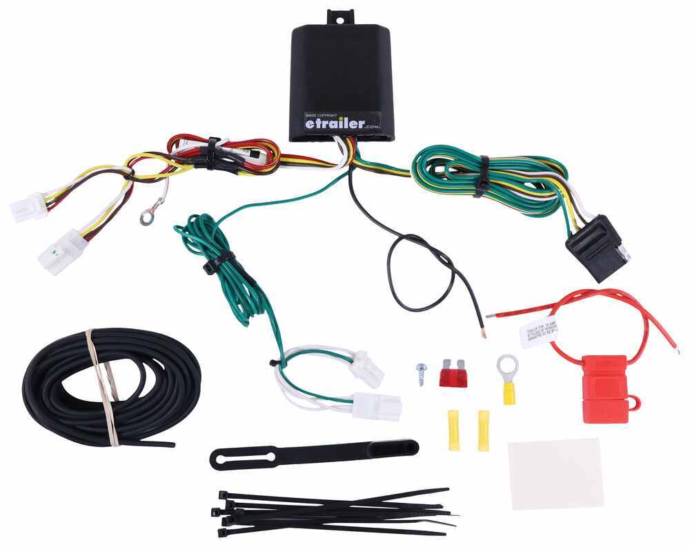 Curt T-Connector Vehicle Wiring Harness with 4-Pole Flat Trailer