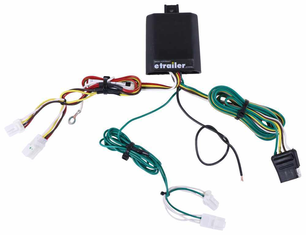 Curt T-Connector Vehicle Wiring Harness with 4-Pole Flat Trailer