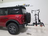 2021 ford bronco hitch bike racks curt platform rack fits 2 inch on a vehicle