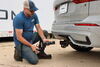 2025 volvo xc60 trailer hitch curt custom fit on a vehicle