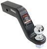 fixed ball mount 20000 lbs gtw curt heavy duty forged for 2-1/2 inch hitch - 2-5/16 6 drop 20k